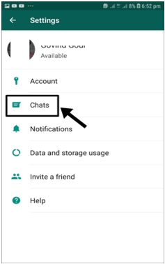 How to change WhatsApp background Theme-3