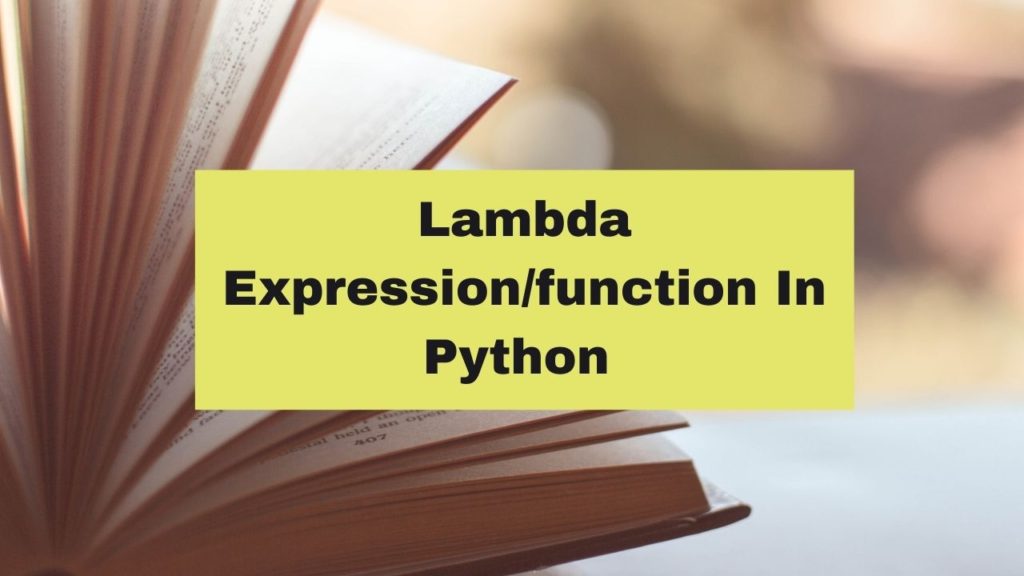 Lambda Expression